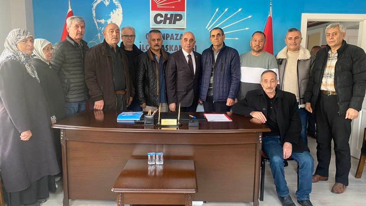 Zafer Tuna ve 10 isim CHP'ye katıldı.