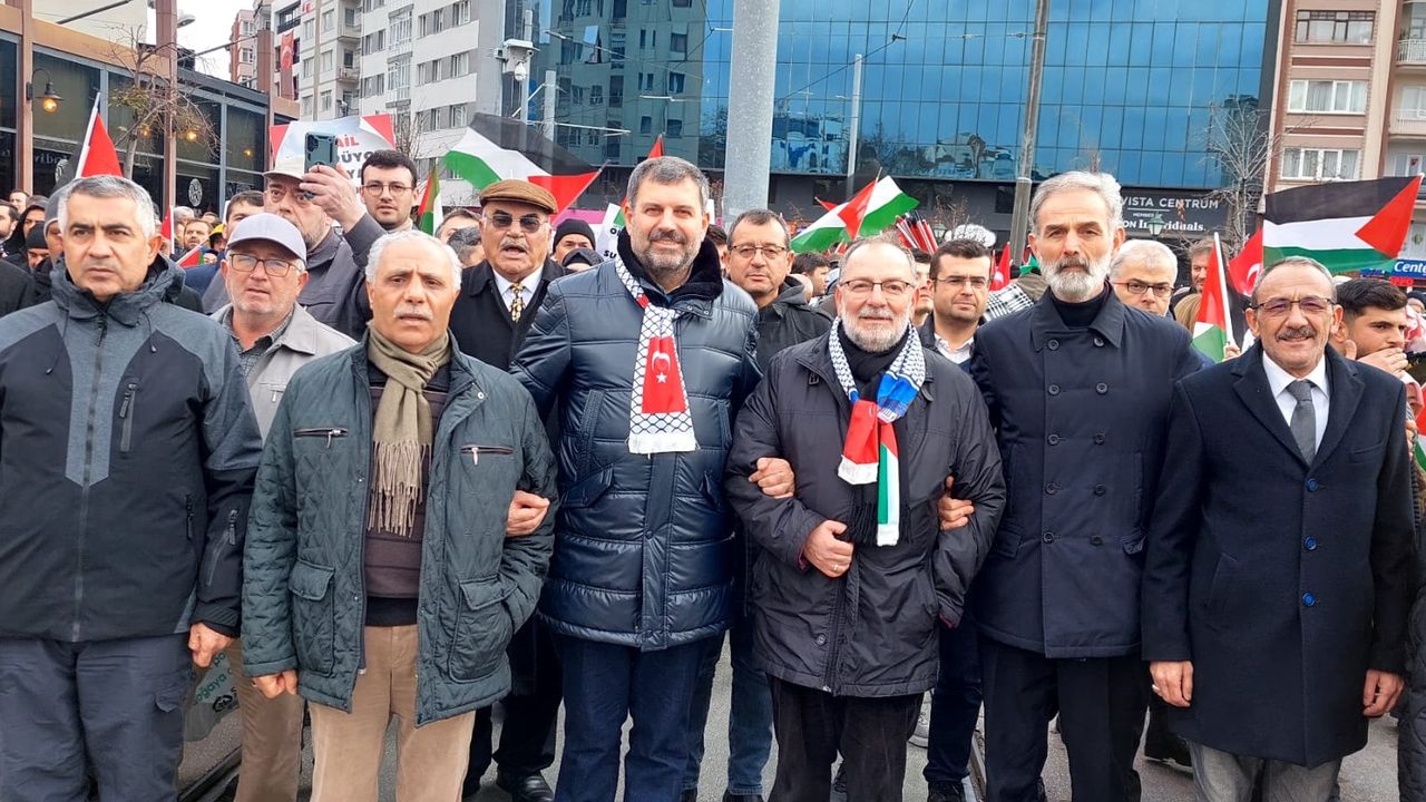 "Filistin'e Özgürlük Yürüyüşü" düzenlendi.