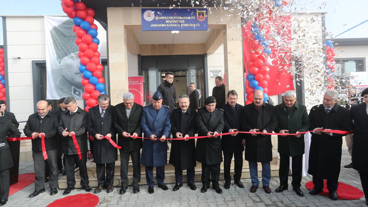 İmişehir Organize Sanayi Bölgesi Jandarma Karakolu açıldı.