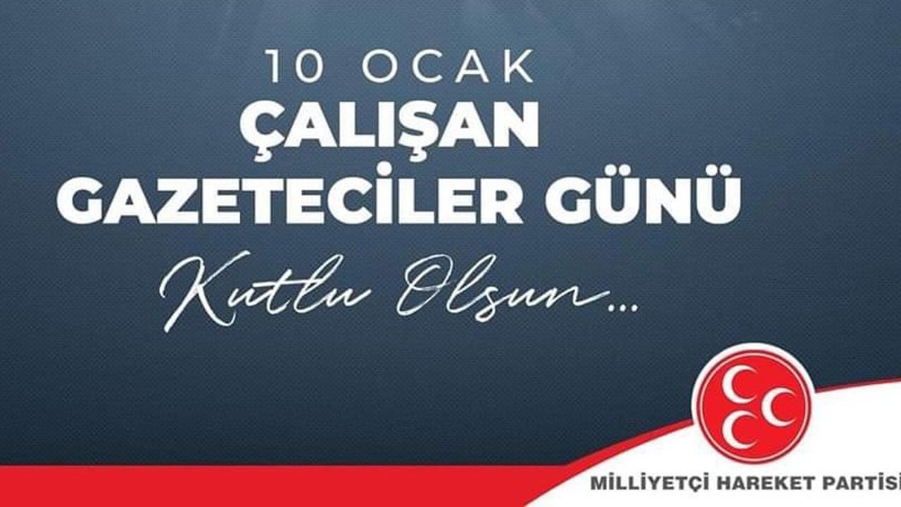 İsmail Candemir, Çalışan Gazeteciler Günü mesajı yayınladı.