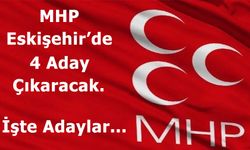 MHP'nin Eskişehir'deki adayları belli oldu.