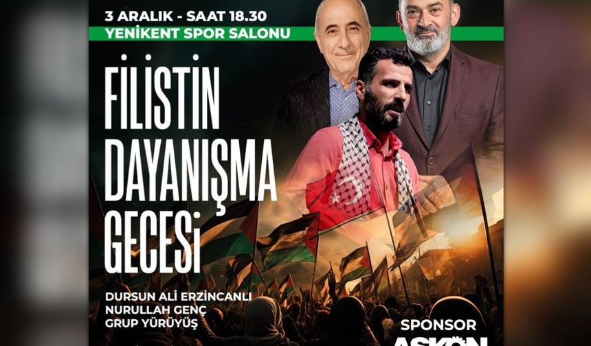 Eskişehir’de "Filistin Dayanışma Gecesi"